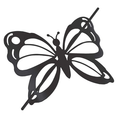 DOUCEUR D'INTÉRIEUR Kopča Farfalina metalna za zavjese