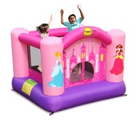 HAPPY HOP Dvorac na napuhavanje Princeze, ružičasti