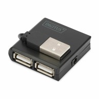 DIGITUS USB HUB 4× USB-A džepni DA-70217