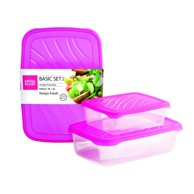 Posuda za hranu Set Frigo Basic 3/1