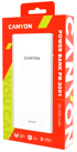 CANYON Prijenosna baterija PB-2001, 20000 mAh, bijela