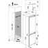 WHIRLPOOL Ugradbeni kombinirani hladnjak WHC18D011B1, 268 l, bijeli