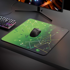 TECHLY Gaming podloga za miš ICA-MP GLASS1, zelena