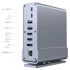GEMBIRD Višeportni adapter USB TYPE-CF 15-u-1, siva