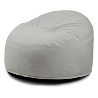 SLOWDOWN Svijetlo siva vreća za sjedenje od bouclé tkanine Om 85 
