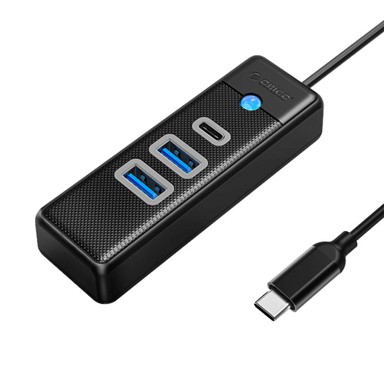 ORICO USB-C hub, 3-portni PWC2U-C3-015-BK-EP