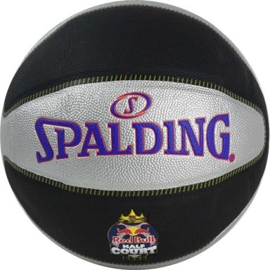 SPALDING Košarkaška lopta TF-33 RED BULL, crna boja, veličina 7