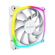 MONTECH Ventilator, AX120 PWM, 120mm, 1600 okr/min, RGB, bijeli