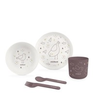MINILAND Set za jelo NATURMEAL CHICK
