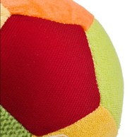 BABYONO Mekana plišana loptica, crvena