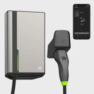 GREEN CELL Stanica za punjenje električnih vozila EVGC021A2250, aluminij, ugrađeni zaslon, LED, siva