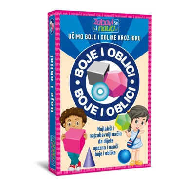 Edukativne karte Boje i oblici
