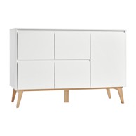 PINIO Bijela dječja komoda Swing, 148 x 92 cm