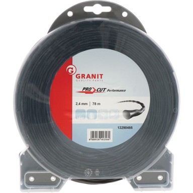 GRANIT Pro Cut spiralna najlonska struna za rezanje, 2,4 mm, 78 m