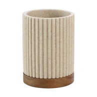 DOUCEUR D'INTÉRIEUR Bež čaša za četkice za zube od polyresina Niagara 