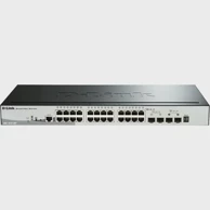 D-LINK Switch DGS-1510-28P, 24xGigabit PoE + 2xSFP + 2x10G SFP+, upravljani, 238.7W