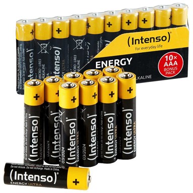 INTENSO Baterije AAA LR03, alkalne, 1.5 V, 1250 mAh, 10kom
