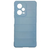 MAXMOBILE TPU Maskica Hard Protection Waves za Xiaomi Redmi Note 12 Pro+ 5G, svijetlo plava