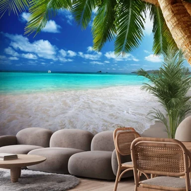 Foto tapeta Tropical island 250x175