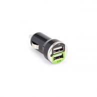 SBOX Auto punjač CC-221, 2 ulaza - 2.1a, crni