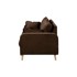 ROPEZ Tamno smeđa sofa 193 cm Beata, 193x87x86 cm