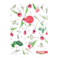 Street bilježnica Flowers, A4 linije, 54 lista, meki uvez