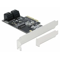 DELOCK Adapter, 4P SATA i 1x M.2 PCIe x4, LP