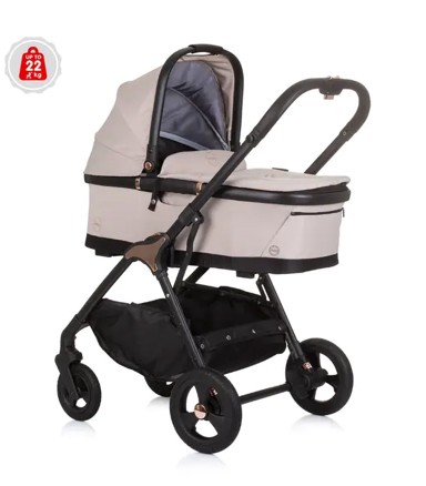 CHIPOLINO Dječja kolica Infinity 3u1 - Macadamia