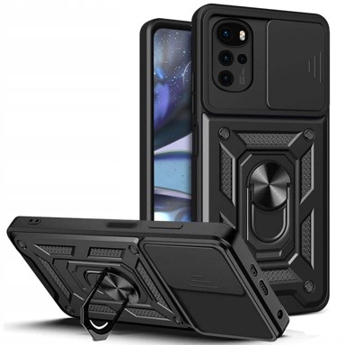 TECH-PROTECT Maskica Camshield Pro za Motorola Moto G22 / E32 / E32S, crna