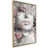 Poster Lady in the Flowers 40x60