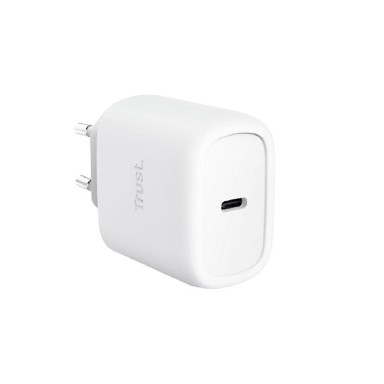 TRUST Kućni punjač, Maxo, USB-C, GaN tehnologija, 45 W, bijela