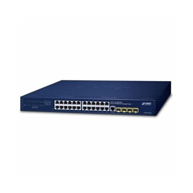 PLANET Switch GS-4210-24T4S, upravljani L2, 24x RJ45 10/100/1000, 4x SFP, rackmount