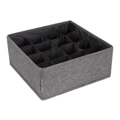 BIGSO Sivi organizator ladica sa 16 pretinaca Drawer