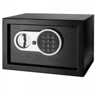 HERZBERG Elektronički digitalni sef Hg-03855 od čelika s dvostrukim zasunom 20 x 31 x 20 cm