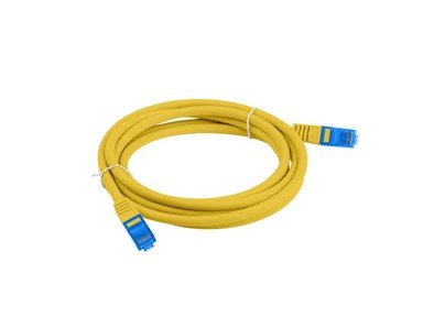 LANBERG Mrežni kabel S/FTP Cat6A, 3 m, LSZH, žuta