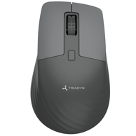 TRIADYN Bežični miš Thalassa, Bluetooth/2,4 GHz, 1600 DPI, sivi