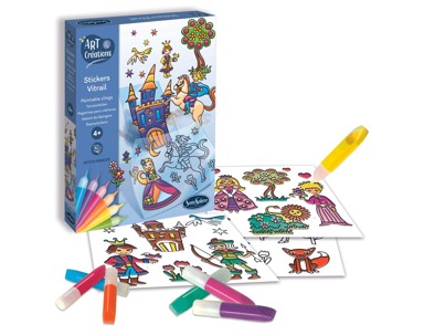 ART & CREATIONS Stickers Vitrail , Princeze