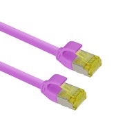 HELOS Ultraslim patch kabel Cat.6a TPE GHMT AWG 28/7, magenta, 3,0 m
