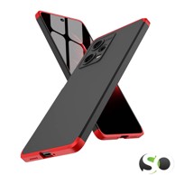 GKK 360° Maskica za Xiaomi Redmi Note 12 5G/Poco X5 Crno crvena