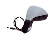 ALKAR Retrovizor Peugeot 207, desni, unutarnje podešavanje, žmigavac, senzor temp., 207CC, 6165284