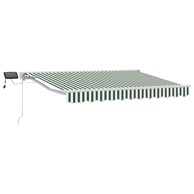 Okvir tende ručni s LED rasvjetom, 3x2.5 m, zelena/bijela, bijela