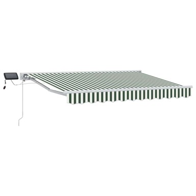 Okvir tende ručni s LED rasvjetom, 3x2.5 m, zelena/bijela, bijela