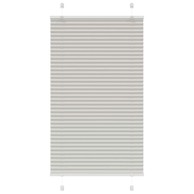 Roleta plisirana, model standard, 75x100 cm, širina tkanine 74,4 cm, svijetlosiva