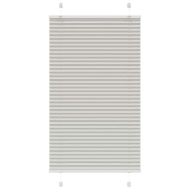 Roleta plisirana, model standard, 75x100 cm, širina tkanine 74,4 cm, svijetlosiva