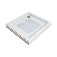 TENDANCE Obloga za kadu 50 x 50 cm pvc, prozirna Bubbles