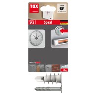 TOX Plastična tipla SPIRAL + VIJAK (4/1) spiralna sa vijkom za gipsane ploče
