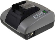 POWERY Punjač s USB za Makita BDF460WA/BH2420