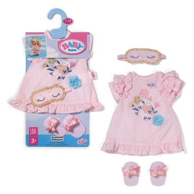 ZAPF BABY BORN Komplet za bebe Night gown, 43 cm