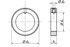 ENERON Čahura 14 × 25 × 12 mm, DIN 705, 1 kom.