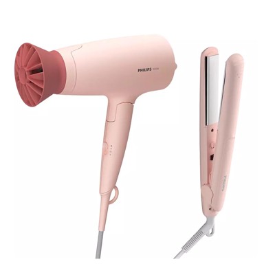 PHILIPS Pegla za kosu set sa sušilom BHP398/00